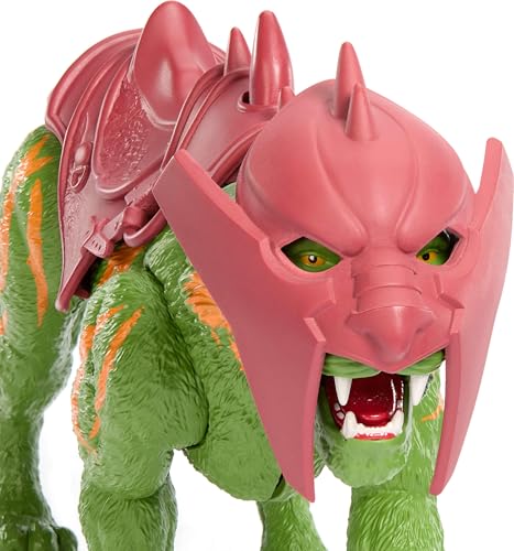 Masters of the Universe 2026 Movie Battle Cat Figure with Chomp & 5 Different Roars, 5.5 Inch Scale Tiger Crea - view 5