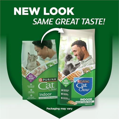 Purina Cat Chow Indoor Healthy Weight and Hairball Dry Cat Food With Chicken - (Pack of 4) 3.15 lb. Bags - view 3