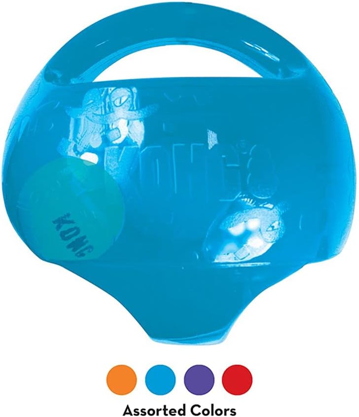 KONG Jumbler Ball - Interactive Toy for Dog & Puppy Playtime - Fetch Toy with Tennis Ball - Dog Supplies for E - view 4
