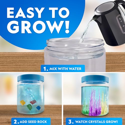National Geographic Underwater Crystal Growing Aquarium Science Kit – Grow 8 Colorful Crystals Underwater | 36 - view 4