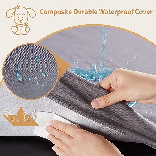 BFPETHOME Outdoor Dog Beds for Large Dogs, Waterproof Dog Bed for Medium, Large, Extra Large Dogs, Orthopedic  - view 4