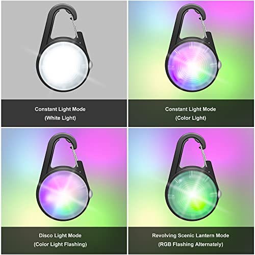 Dog Collar Light, 4 Modes Dog Lights for Night Walking, Rechargeable LED Pet Collar Light for Nighttime Clip o - view 3