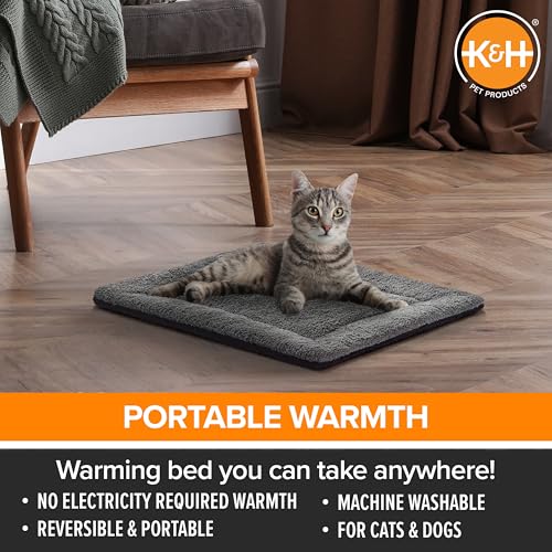 K&H PET PRODUCTS Self-Warming Cat Bed Pad, Self Heating Pad for Outdoor Cat Houses, Warming Mat for Indoor Pet - view 4