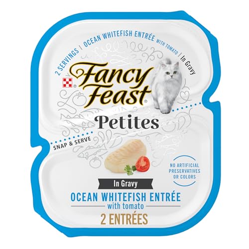 Purina Fancy Feast Petites Ocean Whitefish Entree With Tomato in Gravy Gourmet Wet Cat Food - (Pack of 12) 2.8 - view 2