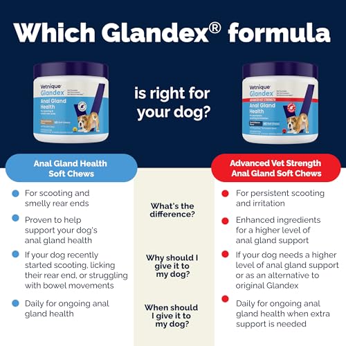 Vetnique Glandex Anal Gland Soft Chew Treats with Pumpkin for Dogs Digestive Enzymes, Probiotics Fiber Supplem - view 7