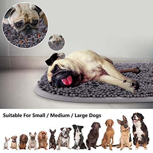 Rundik Snuffle Mat for Dogs, 17'' x 21'' Dog Sniffing Interactive Feeding Game Boredom, Puzzle Toys Encourages - view 3