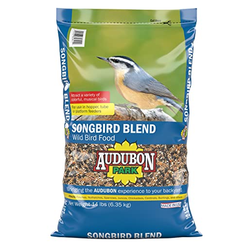 Audubon Park Songbird Blend Wild Bird Food, Bird Food for Outside Feeders, 14-Pound Bag - view 2