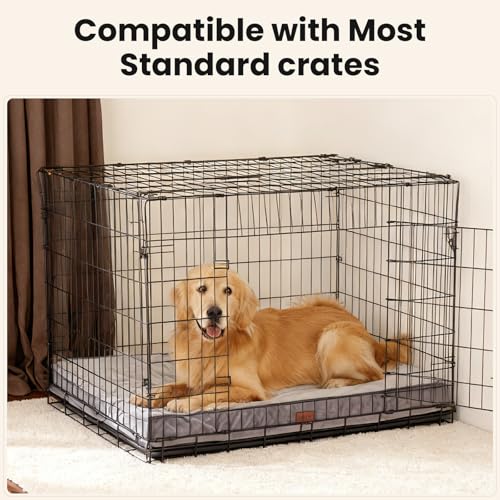 OhGeni Orthopedic Waterproof Dog Bed for Large Dogs, Machine-Washable Removable Cover in Easy-Clean Fabric, Hi - view 7