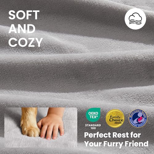 OhGeni Orthopedic Waterproof Dog Bed for Large Dogs, Machine-Washable Removable Cover in Easy-Clean Fabric, Hi - view 6