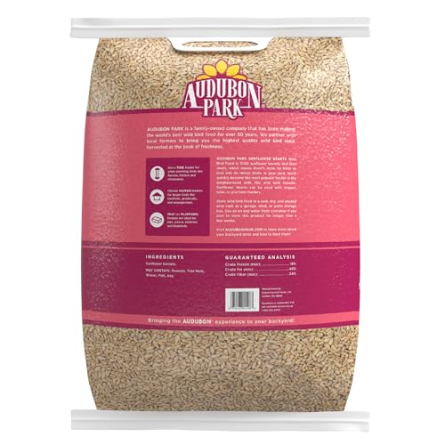 Audubon Park Sunflower Hearts Wild Bird Seed for Outside Feeders, 15-lb. Bag - view 3