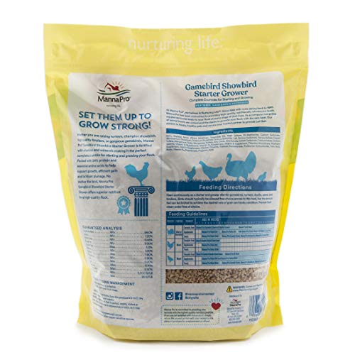Manna Pro Gamebird & Showbird Crumbles – Premium Poultry Feed for Chickens, Ducks, Gamebirds, Turkeys & Bantam - view 3
