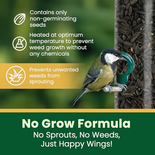 Happy Wings Black Oil Sunflower Seeds – 5 lb Wild Bird Food for Cardinals, Finches & Chickadees – High-Energy  - view 3