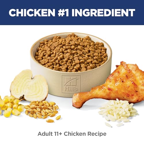 Hill's Science Diet Senior 11+ Dry Cat Food, Chicken, 3.5 lb. Bag - view 4