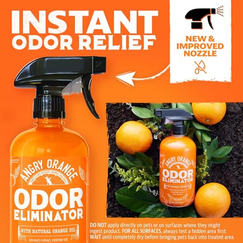 ANGRY ORANGE Pet Odor Eliminator for Dog and Cat Urine, Carpet Stains, and Strong Smells – Citrus Cleaner with - view 3