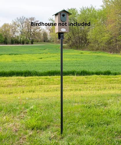 JCS Wildlife Universal Mounting Pole Kit for Bird Houses & Feeders, Heavy-Duty Steel Pole with Threaded Connec - view 7