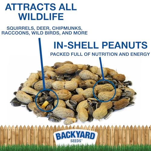CountryMax Backyard Seeds Squirrel & Chipmunk Food Mix – 8 lb Bag – Premium Wildlife Blend with Sunflower Seed - view 4