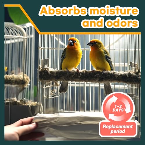 HA SHI Bird Cage Liner - 120 Acid-Free Newsprint Sheets, 31" x 21.5", 5.5 lb - Perfect for Packing, Pet Cages, - view 5