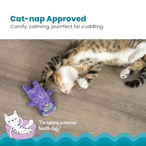 Catstages Purr Pillow Cat Toy – Plush Cat Toy with Touch-Activated Purr for Calming Cats & Kittens - view 3