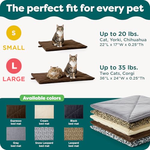 FurHaven ThermaNAP Self Warming Cat Mat, Dog Bed for Crates with Self-Warming Technology for Cozy Rest, Fully  - view 7