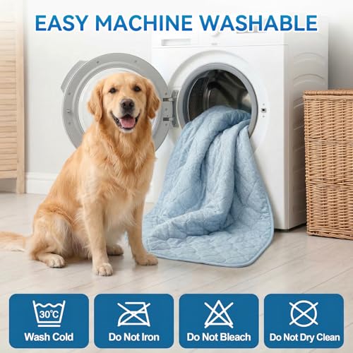 Dog Cooling Mat Q-MAX>0.5 Self-Cooling Mat for Dogs Crate Pad for Dogr, 2-in-1 Long-Lasting Cool Mats and Soft - view 8