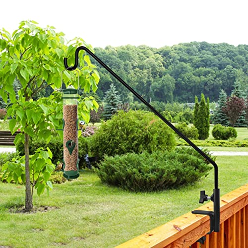 MIXXIDEA 2 Pack Heavy Duty Extensible Adjustable Deck Hooks for Hanging Bird Feeders, Plants, Suet Baskets, Wi - view 3