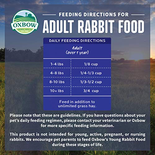 Oxbow Animal Health Organic Bounty Adult Rabbit Food - All Natural Rabbit Pellets - 3 lb. - view 6