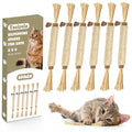 Tocirelo Silvervine Sticks Cat Toys - 6Pack Natural Cat Chew Toy Teeth Cleaning, Matatabi Dental Care Kitten T