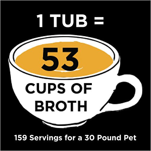 Nature's Diet Pet Bone Broth Protein Powder with Pumpkin, Fish Oil and Turmeric (Beef, 16 oz = 159 Servings) - view 3