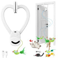 CATPICK Interactive Cat Toys for Indoor Cats - Automatic Flying Bird & Mouse Doorway Hanging Toy, USB Recharge