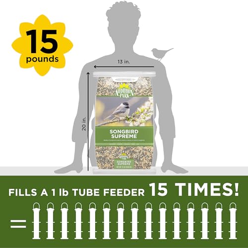 Audubon Park Songbird Supreme Wild Bird Seed for Outside Feeders, 15-lb. Bag - view 7