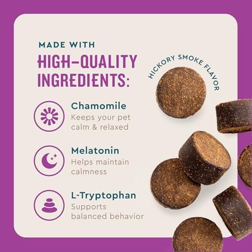 VetIQ Calming Support Supplement for Dogs, Calming Chews Help Manage Stress and Promote Relaxation, Anxiety Re - view 5