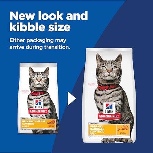 Hill's Science Diet Urinary Hairball Control, Adult 1-6, Urinary Track Health & Hairball Control Support, Dry  - view 3