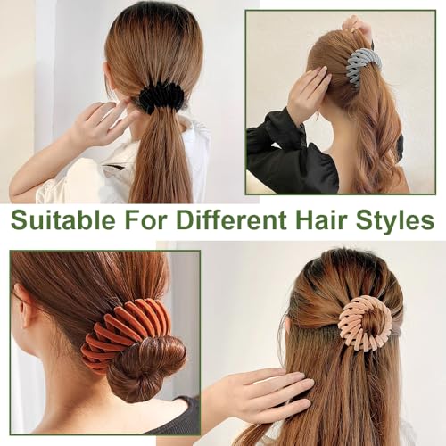 Bird Nest Magic Hair Clip - Expandable Hair Bun Maker Hair Accessories for Women Ponytail Holder Hair Bun Clip - view 5