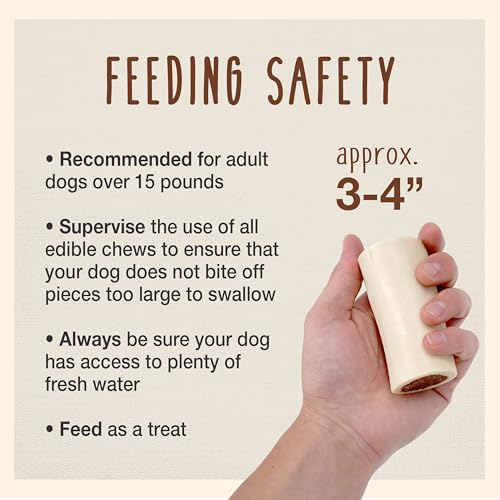 Cadet Stuffed Shin Bone, Long-Lasting Dog Chew Bones for Aggressive Chewers, High Protein Filled Bone Dental C - view 5