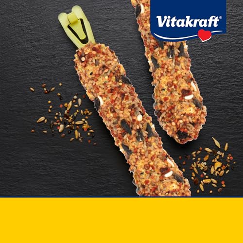 Vitakraft Crunch Sticks Cockatiel Treat Apricot Peach Flavor - Triple Baked Long Lasting Bird Treats with Natu - view 4