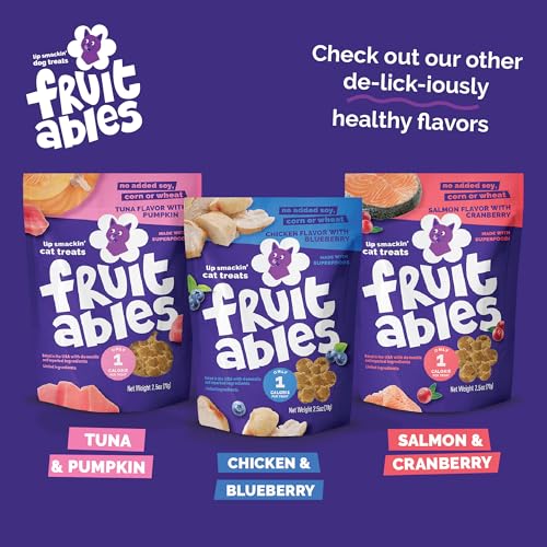 Fruitables Cat Treats - Crunchy Treats for Cats - Healthy Low Calories Packed with Protein - Free of Wheat, Co - view 4
