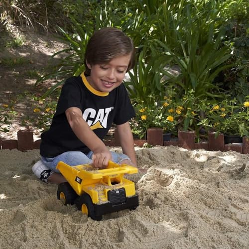 CAT Construction Toys, Construction Fleet 10" Dump Truck Toy - Heavy‑Duty Plastic, Working Tilting Bed & Free‑ - view 8