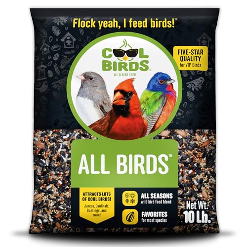 All Birds Wild Bird Seed – 10 lb. Classic Blend with Black Oil Sunflower, White Millet, Safflower, Peanuts & S - view 2