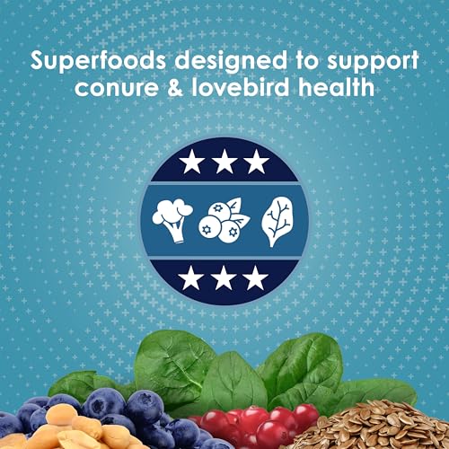 Kaytee Forti-Diet Pro Health Nourish+Protect Conure & Lovebird Food, Comprehensive Nutrition Backed by Science - view 5