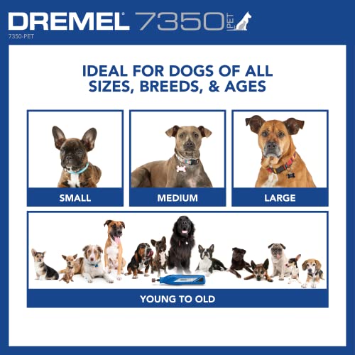 Dremel 7350-PET 4V Pet & Dog Nail Grinder, Easy-To-Use & Safe Nail Trimmer, Professional Pet Grooming Kit - Wo - view 4