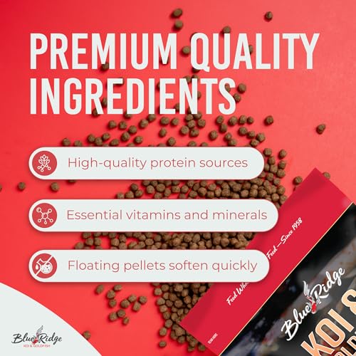 Blue Ridge Koi Fish Food 2lb - Koi Food Mini Growth Formula, Goldfish Food, Premium Fish Food for Ponds, Ponds - view 5