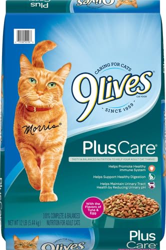 9Lives Plus Care Dry Cat Food, 12 lb. Bag - view 3