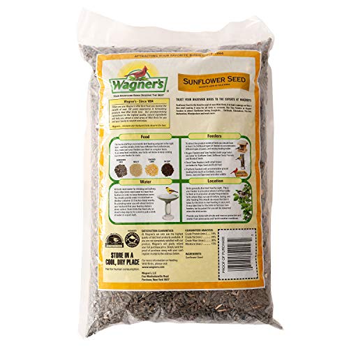 Wagner's 52023 Black Oil Sunflower Seed Wild Bird Food, 5-Pound Bag - view 3