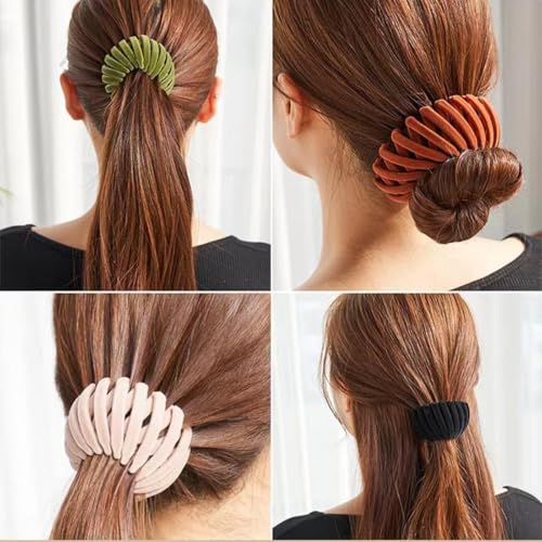 7PCS Women's Hair Accessories, Bird Nest Magic Hair Clip with Hair Bun Clips - view 3