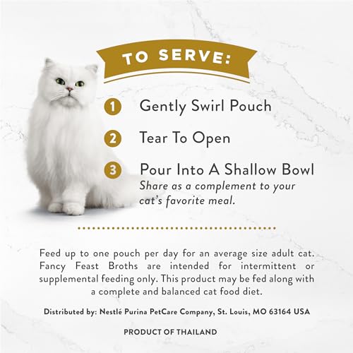 Purina Fancy Feast Chicken Broth Complement Lickable Grain Free Wet Cat Food Variety Pack - (Pack of 12) 1.4 o - view 7
