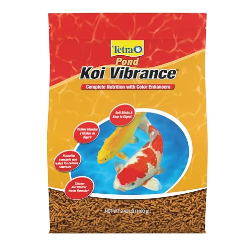 TetraPond Koi Vibrance Soft Sticks, Floating Pond Fish Food for Koi Fish and Ornamental Goldfish, 2.42 lbs - view 2