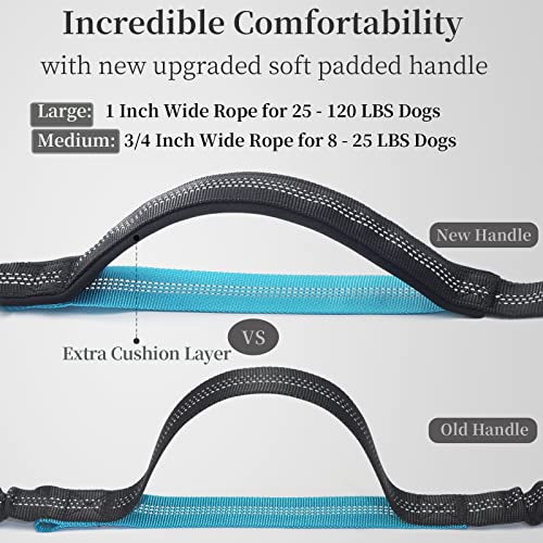 iYoShop Hands Free Dog Leash with Zipper Pouch, Dual Padded Handles and Durable Bungee for Walking, Jogging an - view 4