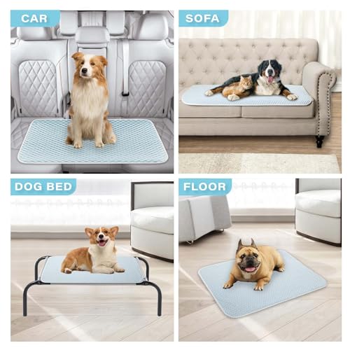 MICROCOSMOS Pet Cooling Mat & Sleeping Pad- Breathable Bubble Surface, EZ Clean. Keep Cooling for Pets, Kids a - view 6