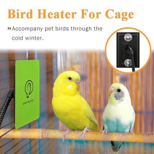 Bird Heater for Cage - Snuggle Up Bird Warmer for Exotic Pet Birds, 10W African Grey, Parakeets, Parrots, (3.7 - view 4