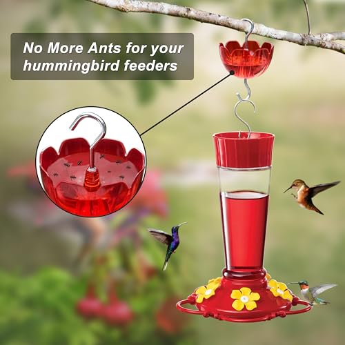 6-Pack Hummingbird Feeder Ant Guard-Large Ant Moat for Hummingbird Feeders, Outdoor Ant-Proof Handing Feeders  - view 3